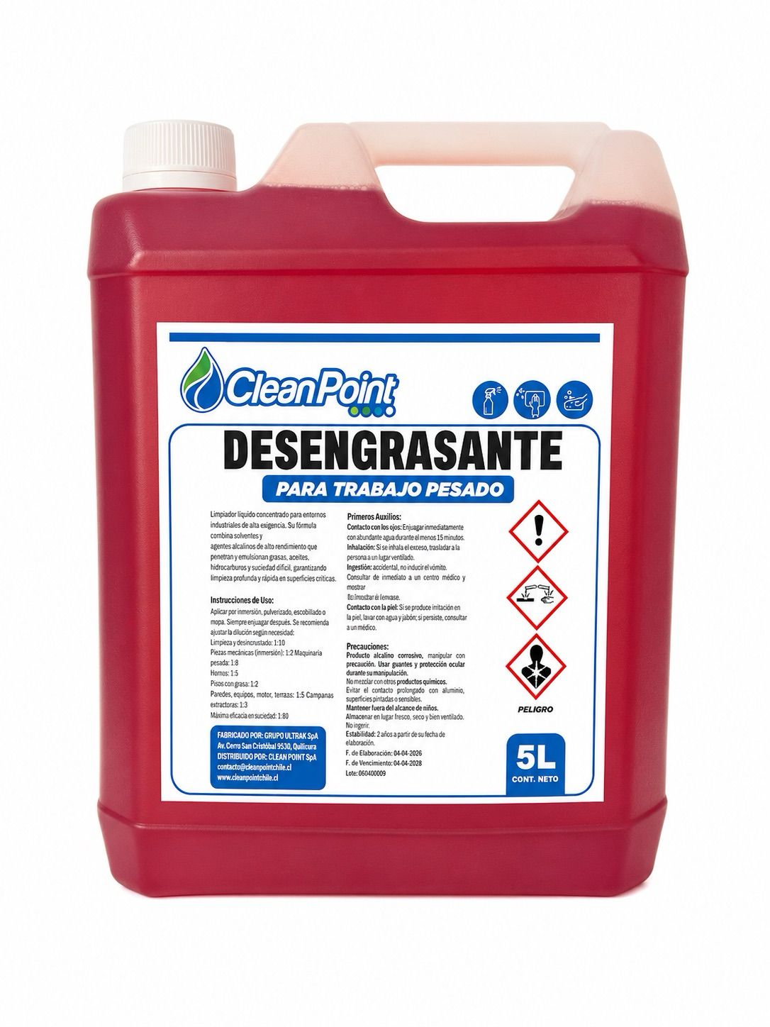 DESENGRASANTE TRABAJO PESADO ENV 5L