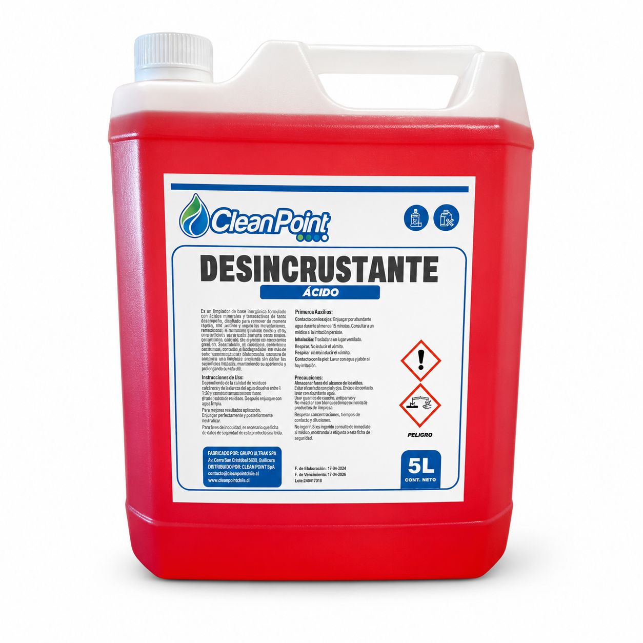 DESINCRUSTANTE ÁCIDO ENV 5L
