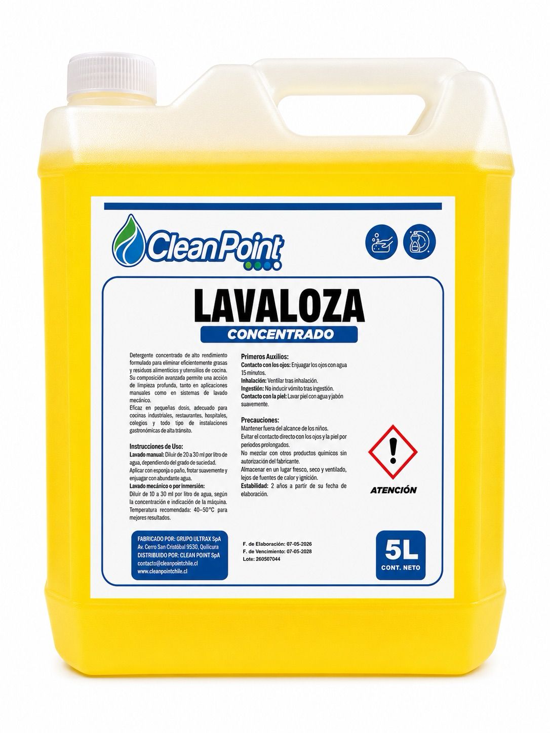 LAVALOZA CONCENTRADO ENV 5L