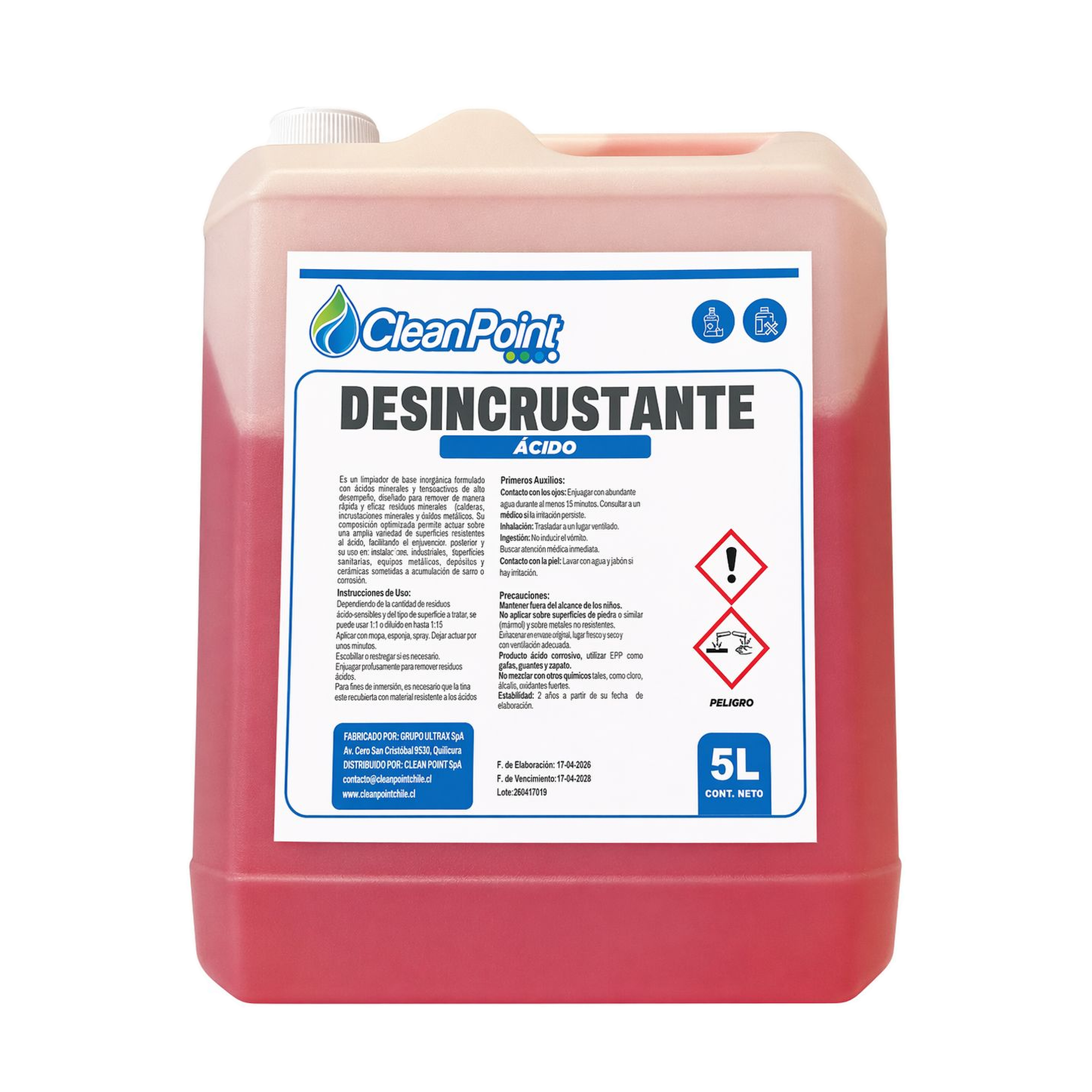 DESINCRUSTANTE ÁCIDO ENV 5L