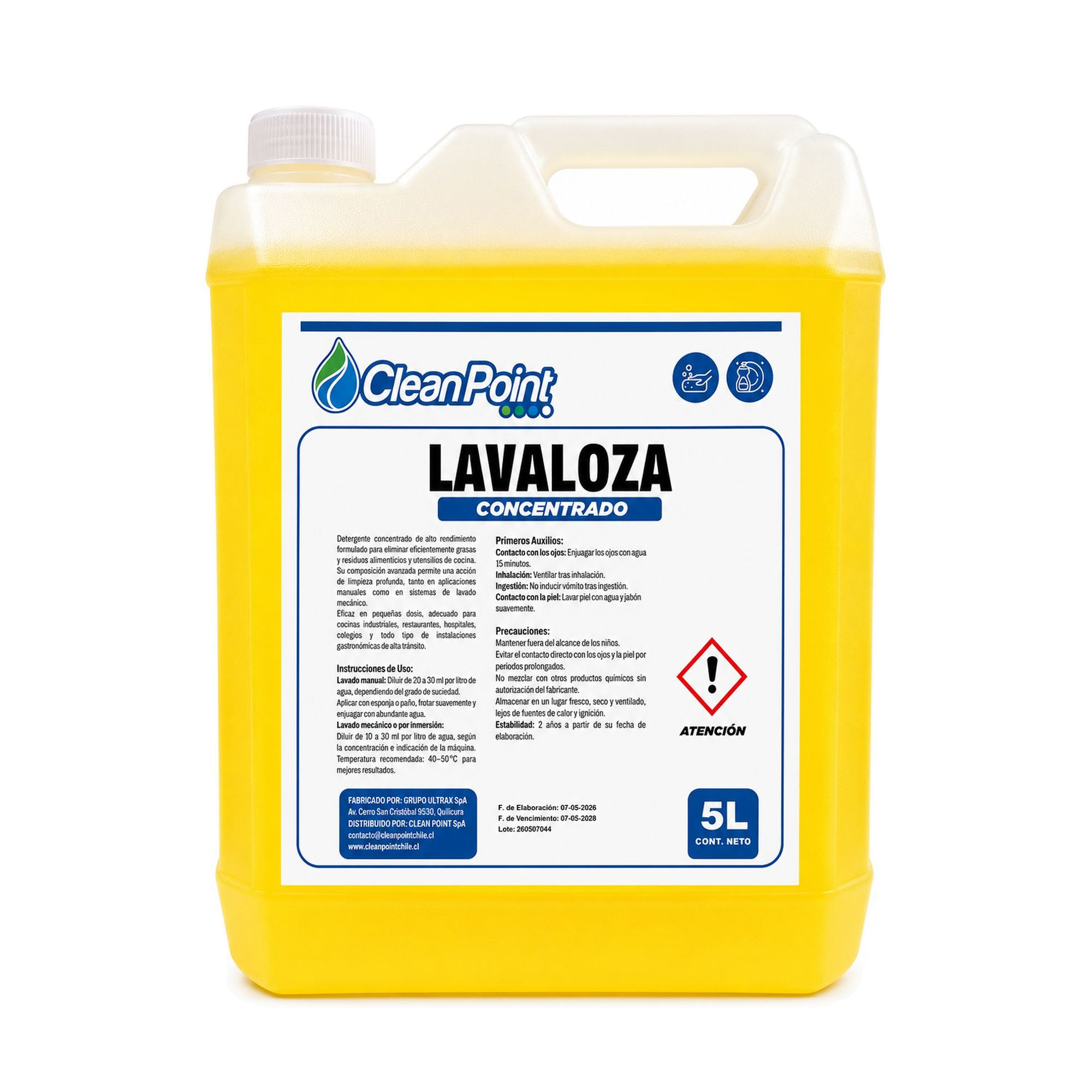LAVALOZA CONCENTRADO ENV 5L